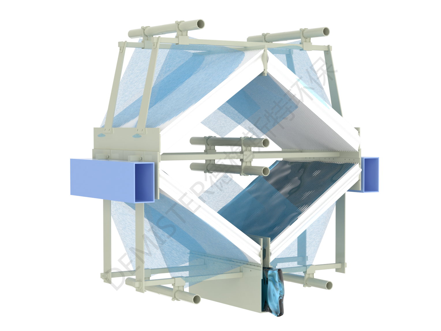 菱形收水型除雾器