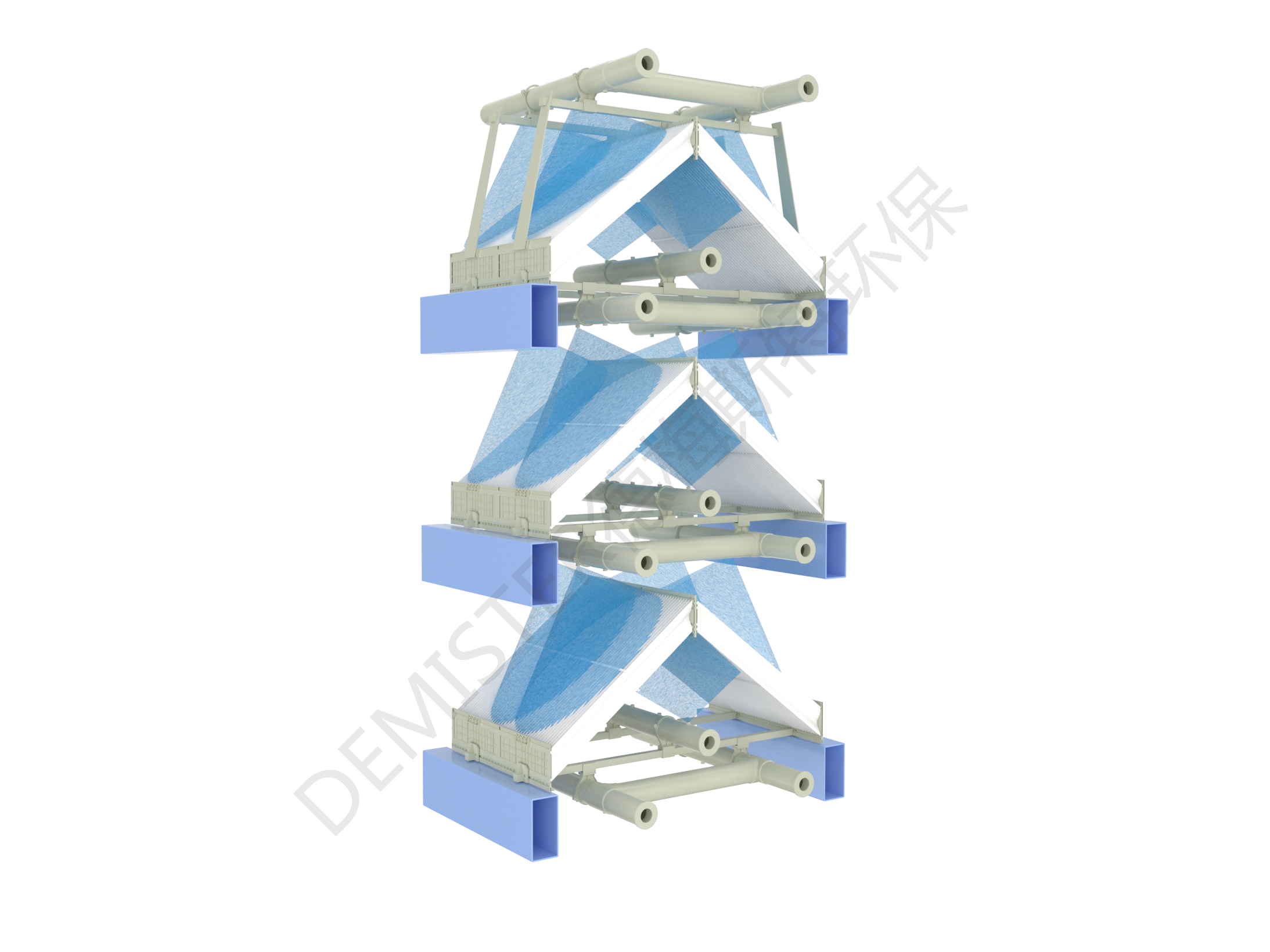 三屋脊高效除雾器