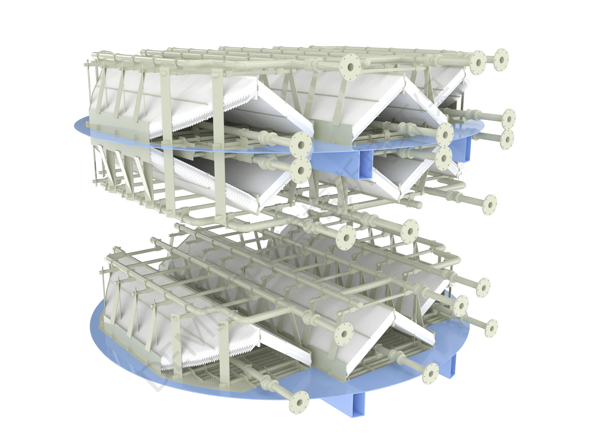 管式菱形高效除雾器